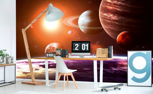 Dimex Solar System Fototapete 375x250cm 5 Bahnen Interieur | Yourdecoration.de