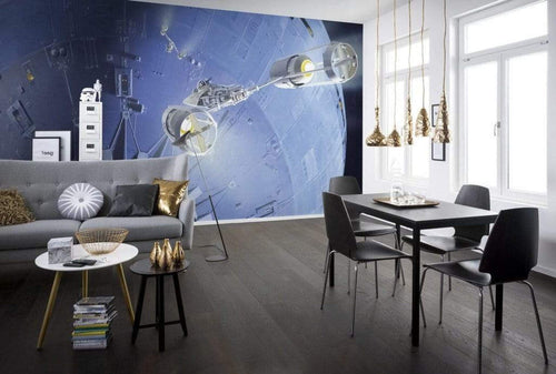 Komar Star Wars Classic RMQ Death Star Assault Vlies Fototapete 500x250cm 10 bahnen Interieur | Yourdecoration.de