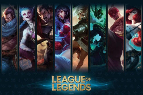 GBeye League of Legends Champions Poster 91.5x61cm | Yourdecoration.de