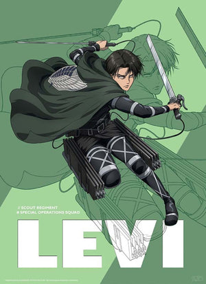 GBeye Attack On Titan Season 4 Levi Poster 38x52cm | Yourdecoration.at