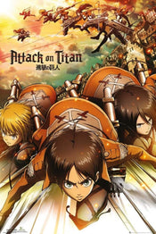 GBeye Attack on Titan Attack Poster 61x91,5cm | Yourdecoration.de