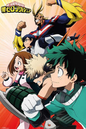 GBeye My Hero Academia Heroes Poster 61x91,5cm | Yourdecoration.de