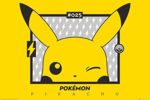 GBeye Pokemon Pikachu Wink Poster 91,5x61cm | Yourdecoration.de