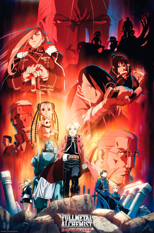 Gbeye Gbydco319 Fullmetal Alchemist Key Art Poster 61x91 5cm | Yourdecoration.at