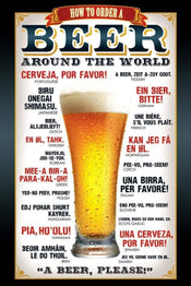 GBeye Beer How to Order Poster 61x91,5cm | Yourdecoration.de