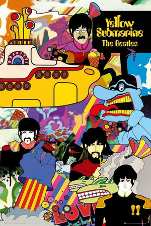 GBeye The Beatles Yellow Submarine Poster 61x91,5cm | Yourdecoration.de