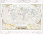 GBeye World Map Tripel Poster 50x40cm | Yourdecoration.de