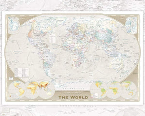 GBeye World Map Tripel Poster 50x40cm | Yourdecoration.de