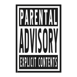 Grupo Erik GPE4148 Parental Advisory Vertical Poster 61X91,5cm | Yourdecoration.at