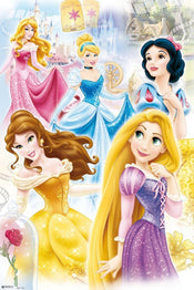 Grupo Erik GPE4803 Disney Princess Group Poster 61X91,5cm | Yourdecoration.at