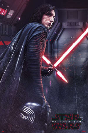 Grupo Erik GPE5192 Star Wars Viii Kylo Ren Poster 61X91,5cm | Yourdecoration.at