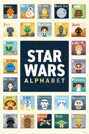 Grupo Erik GPE5400 Star Wars Alphabet Poster 61X91,5cm | Yourdecoration.at