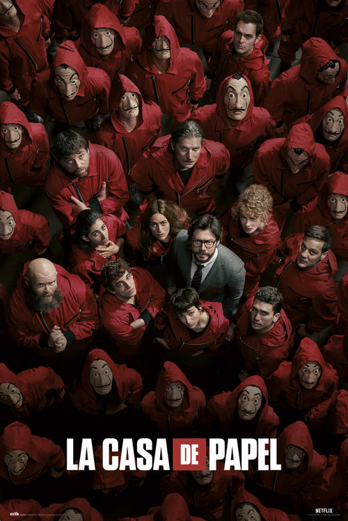 Grupo Erik GPE5482 Money Heist War Poster 61X91,5cm | Yourdecoration.at