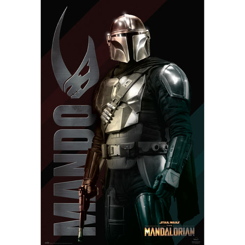 Grupo Erik GPE5485 Star Wars The Mandalorian Mando Poster 61X91,5cm | Yourdecoration.at