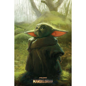 Grupo Erik GPE5487 Star Wars The Mandalorian The Child Art Poster 61X91,5cm | Yourdecoration.at