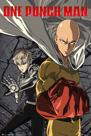 Grupo Erik Gpe5621 One Punch Man Saitama Vs Genos Poster 61x91 5cm | Yourdecoration.at