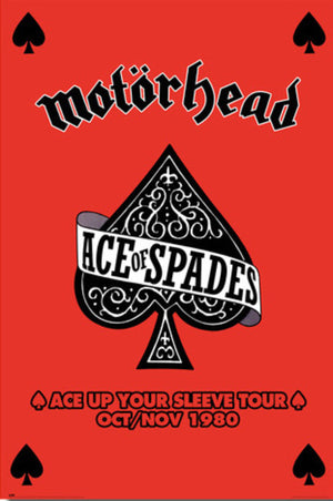 grupo erik gpe5710 motorhead ace up your sleeve tour poster 61x91-5 cm | Yourdecoration.at