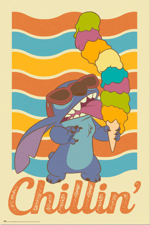 grupo erik gpe5732 stitch chillin poster 61x91 5cm | Yourdecoration.at