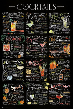 grupo erik gpe5753 cocktails poster 61x91 5cm | Yourdecoration.at