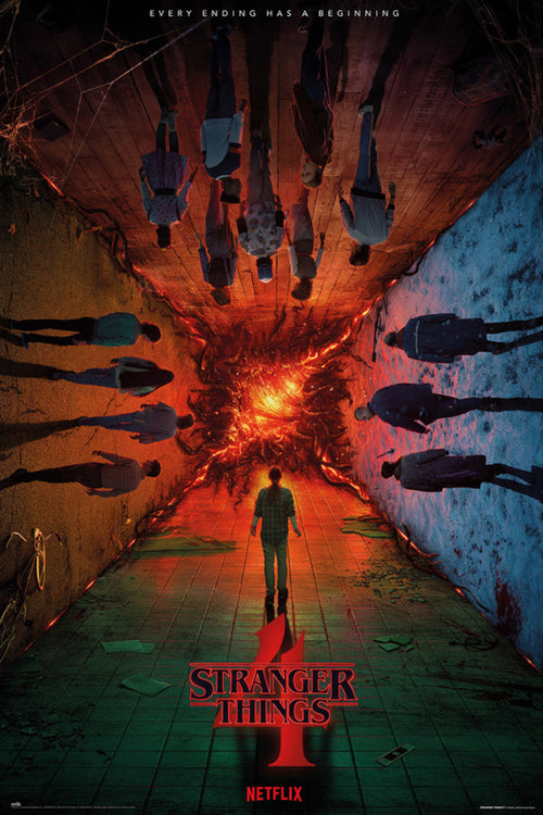 grupo erik gpe5755 stranger things teaser season 4 poster 61x91 5cm | Yourdecoration.at