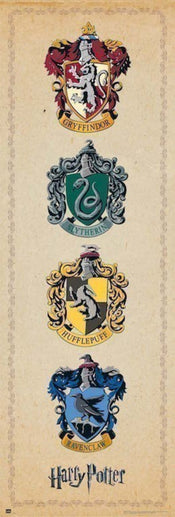 Grupo Erik PPGE8032 Harry Potter House Crests Poster 53X158cm | Yourdecoration.at