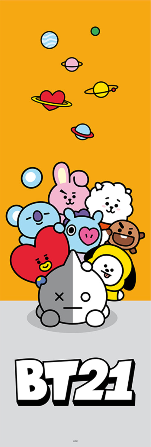 Grupo Erik PPGE8082 Bt21 Characters Poster 53X158cm | Yourdecoration.at