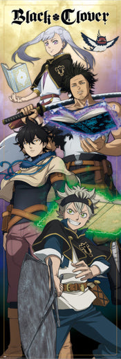 grupo erik ppge8100 black clover poster 53x158cm | Yourdecoration.at