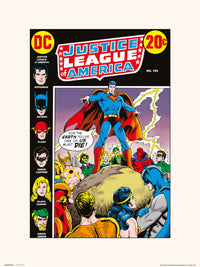 Grupo Erik Dc Comics Justice Leage Of America 102 Kunstdruck 30X40cm | Yourdecoration.at