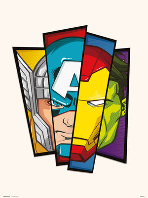 Grupo Erik Marvel Avengers Kunstdruck 30X40cm | Yourdecoration.at