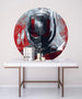 Komar Avengers Painting Ant Man Zelfklevend Fototapete 128x128cm Rund Interieur | Yourdecoration.de