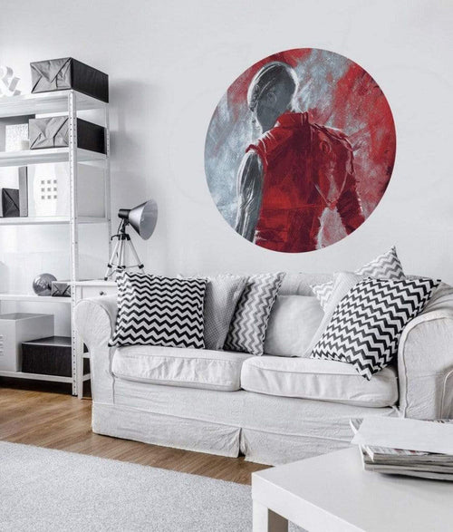 Komar Avengers Painting Nebula Zelfklevend Fototapete 125x125cm Rund Interieur | Yourdecoration.de