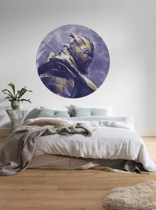 Komar Avengers Painting Thanos Zelfklevend Fototapete 128x128cm Rund Interieur | Yourdecoration.de