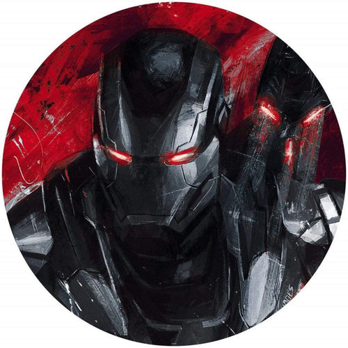 Komar Avengers Painting War Machine Zelfklevend Fototapete 125x125cm Rund | Yourdecoration.de