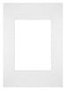 Passe Partout 21x29,7cm Karton Weiss Rand Gerade Vorne | Yourdecoration.de