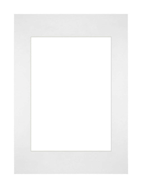 Passe Partout 21x29,7cm A4/A5 Karton Weiss Rand Gerade Vorne | Yourdecoration.de