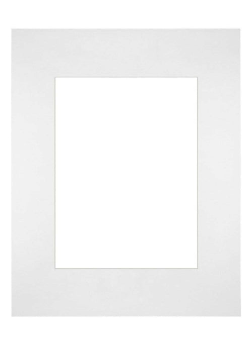 Passe Partout 24x30cm Karton Weiss Rand Gerade Vorne | Yourdecoration.de