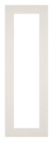 Passepartout 20x60cm Karton Hellgrau Rand 4cm Gerade Vorne | Yourdecoration.de