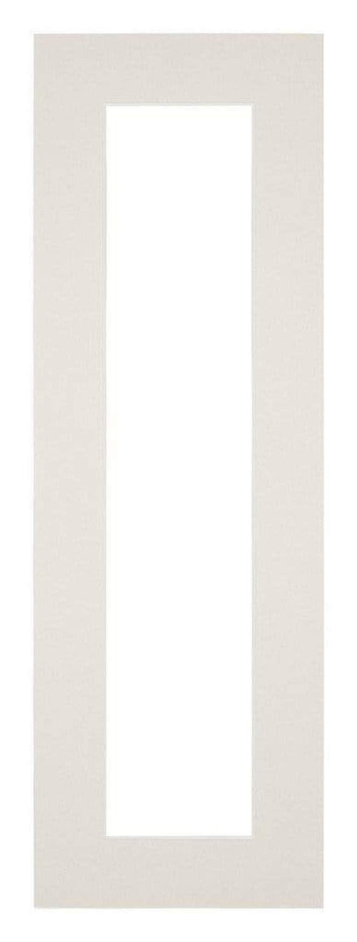 Passepartout 20x60cm Karton Hellgrau Rand 5cm Gerade Vorne | Yourdecoration.de