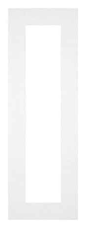 Passepartout 20x60cm Karton Weiss Rand 5cm Gerade Vorne | Yourdecoration.de