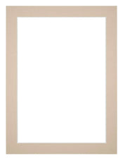 Passepartout 30x40cm Karton Beige Rand 3cm Gerade Vorne | Yourdecoration.de