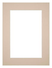 Passepartout 75x100cm Karton Beige Rand 5cm Gerade Vorne | Yourdecoration.de