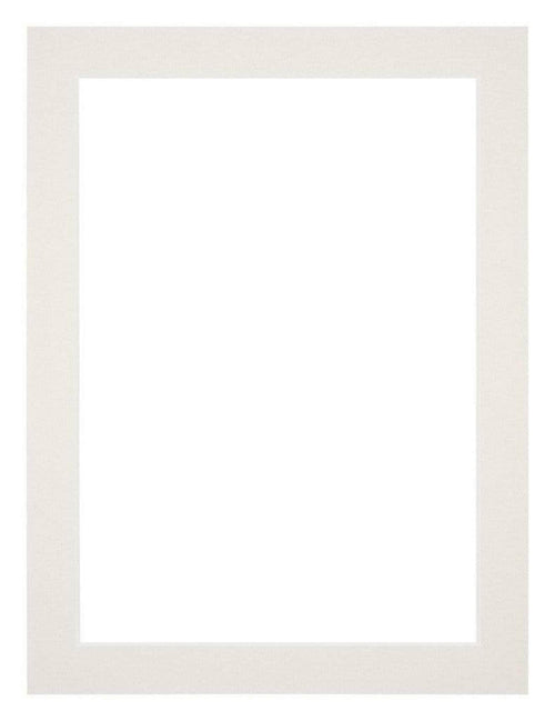 Passepartout 75x100cm Karton Hellgrau Rand 3cm Gerade Vorne | Yourdecoration.de