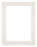 Passepartout 45x60cm Karton Hellgrau Rand 4cm Gerade Vorne | Yourdecoration.de