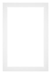 Passepartout 60x90cm Karton Weiss Rand 3cm Gerade Vorne | Yourdecoration.de