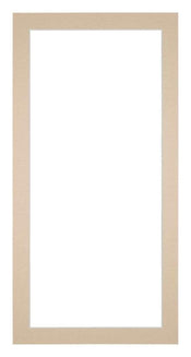 Passepartout 40x80cm Karton Beige Rand 3cm Gerade Vorne | Yourdecoration.de