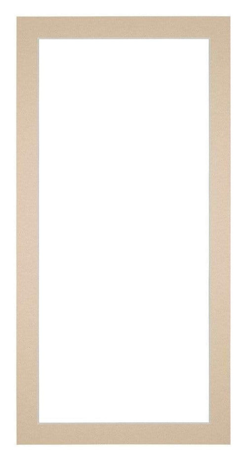 Passepartout 40x80cm Karton Beige Rand 3cm Gerade Vorne | Yourdecoration.de