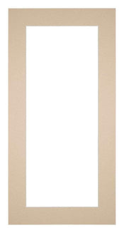 Passepartout 20x40cm Karton Beige Rand 5cm Gerade Vorne | Yourdecoration.de