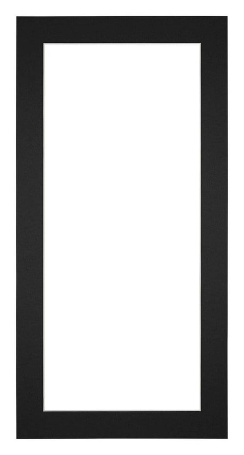 Passepartout 45x80cm Karton Schwarz Rand 4cm Gerade Vorne | Yourdecoration.de