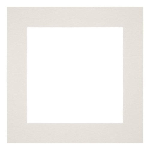 Passepartout 50x50cm Karton Hellgrau Rand 6cm Gerade Vorne | Yourdecoration.de