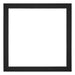 Passepartout 50x50cm Karton Schwarz Rand 3cm Gerade Vorne | Yourdecoration.de